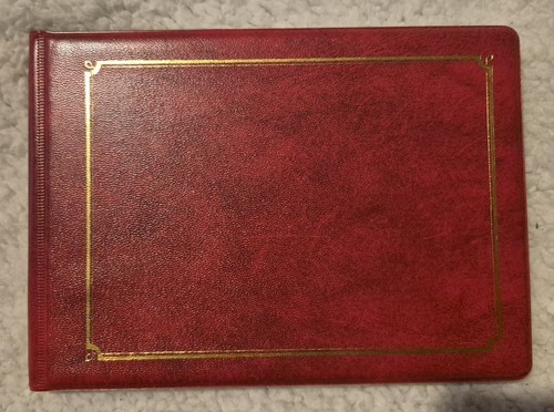 Red photo album - photo, with