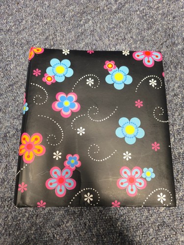 Black flowery photo album x - photo, 6